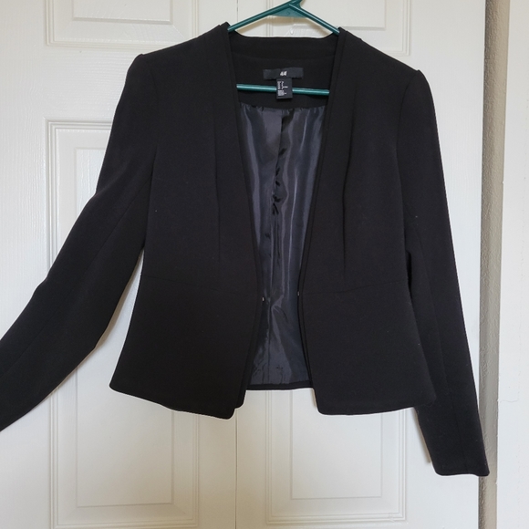 H&M black crop Blazer - Picture 8 of 10